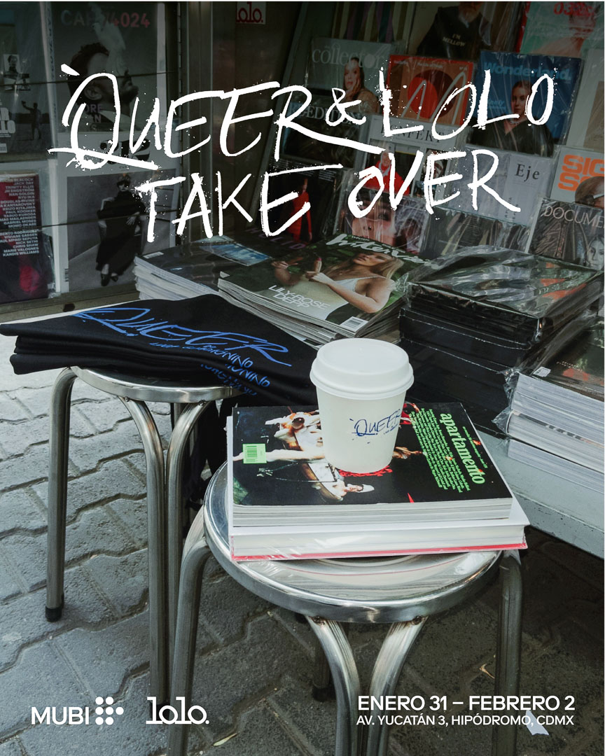 MUBI Y LOLO LE TRAEN UN REGALO A LOS FANÁTICOS DE LA PELÍCULA “QUEER”